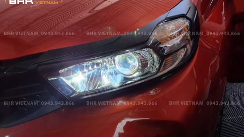 Đèn bi Led Honda Brio | Titan Black 5800K (Đuôi vặn) + Gầm X-light F10